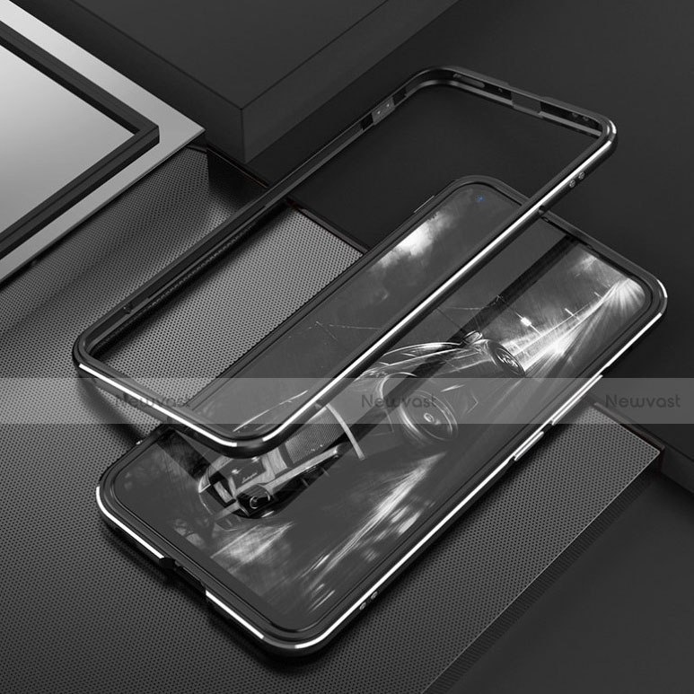 Luxury Aluminum Metal Frame Cover Case T02 for Huawei Nova 7 SE 5G Black