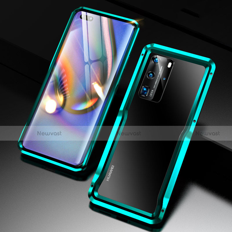 Luxury Aluminum Metal Frame Cover Case T02 for Huawei P40 Pro