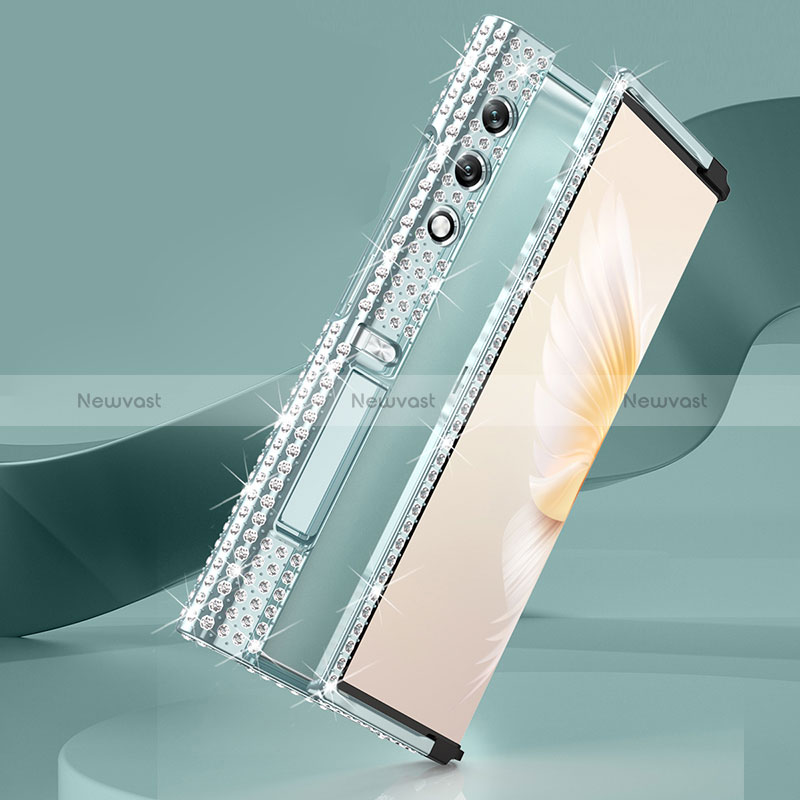 Luxury Aluminum Metal Frame Cover Case TB1 for Huawei Honor V Purse 5G