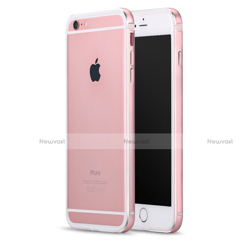 Luxury Aluminum Metal Frame Cover for Apple iPhone 6 Plus Rose Gold