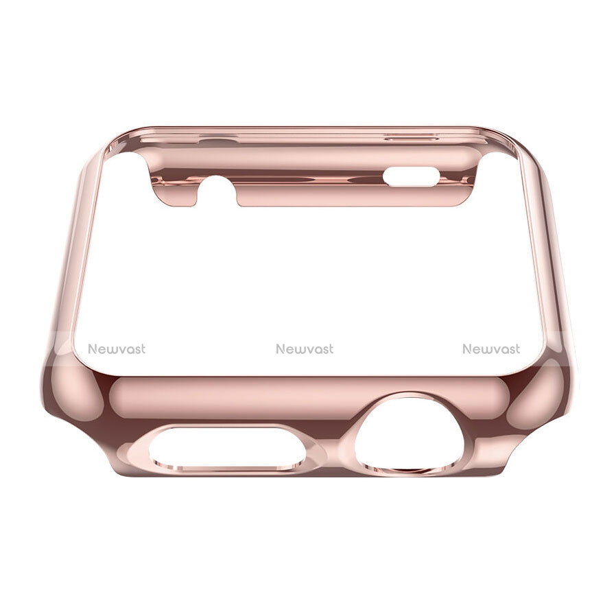 Luxury Aluminum Metal Frame Cover for Apple iWatch 2 42mm Pink