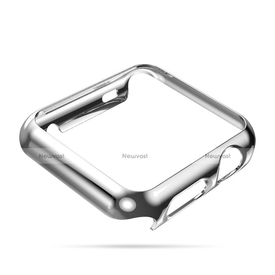 Luxury Aluminum Metal Frame Cover for Apple iWatch 3 38mm Silver