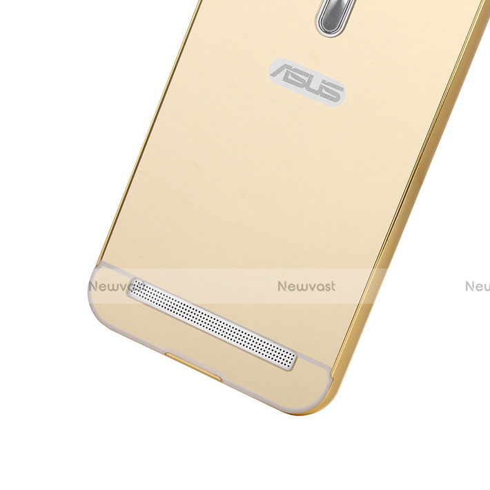 Luxury Aluminum Metal Frame Cover for Asus Zenfone 2 Laser ZE500KL ZE550KL Gold