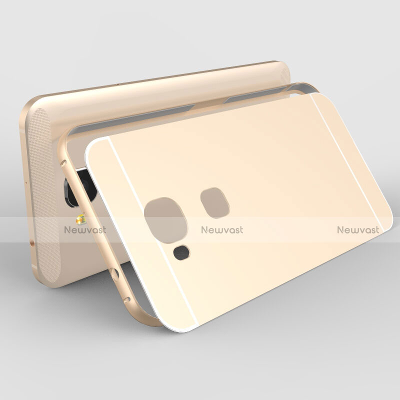 Luxury Aluminum Metal Frame Cover for Huawei G7 Plus Gold