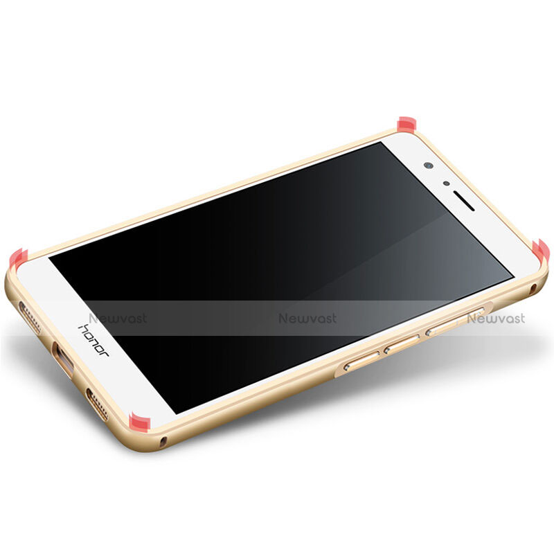 Luxury Aluminum Metal Frame Cover for Huawei Honor V8 Gold