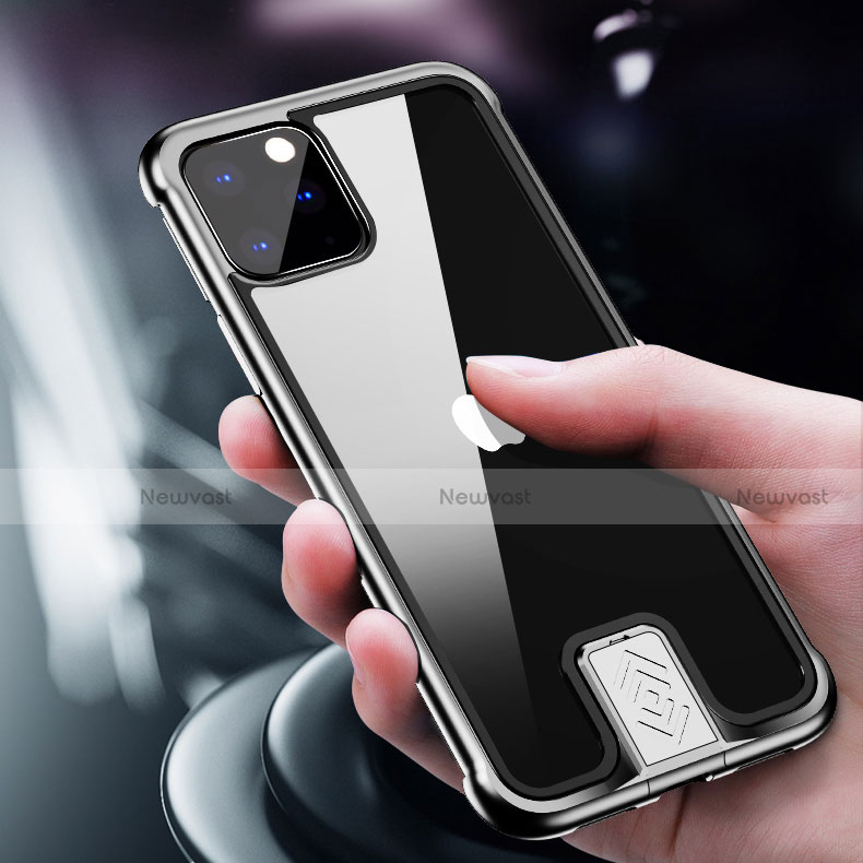 Luxury Aluminum Metal Frame Mirror Cover Case 360 Degrees for Apple iPhone 11 Pro Max