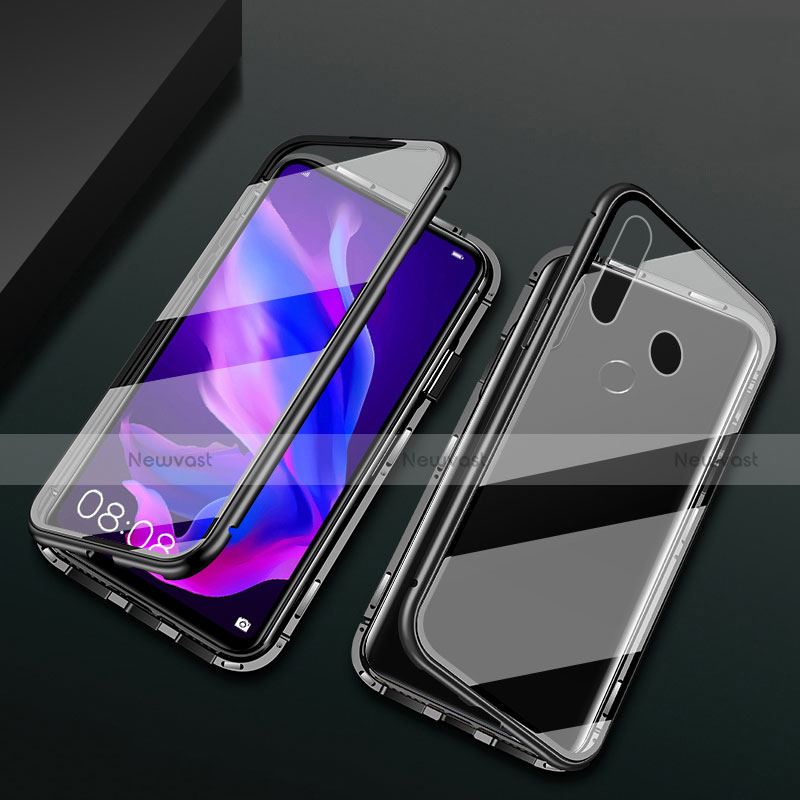 Luxury Aluminum Metal Frame Mirror Cover Case 360 Degrees for Huawei Enjoy 10 Plus