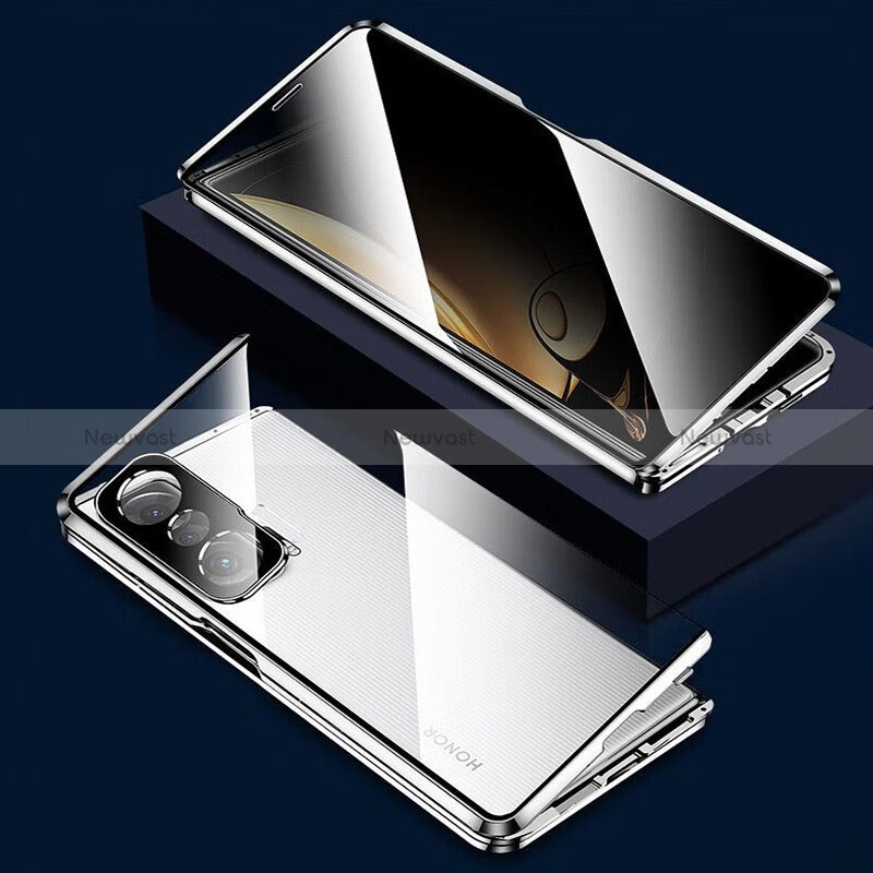 Luxury Aluminum Metal Frame Mirror Cover Case 360 Degrees for Huawei Honor Magic Vs 5G