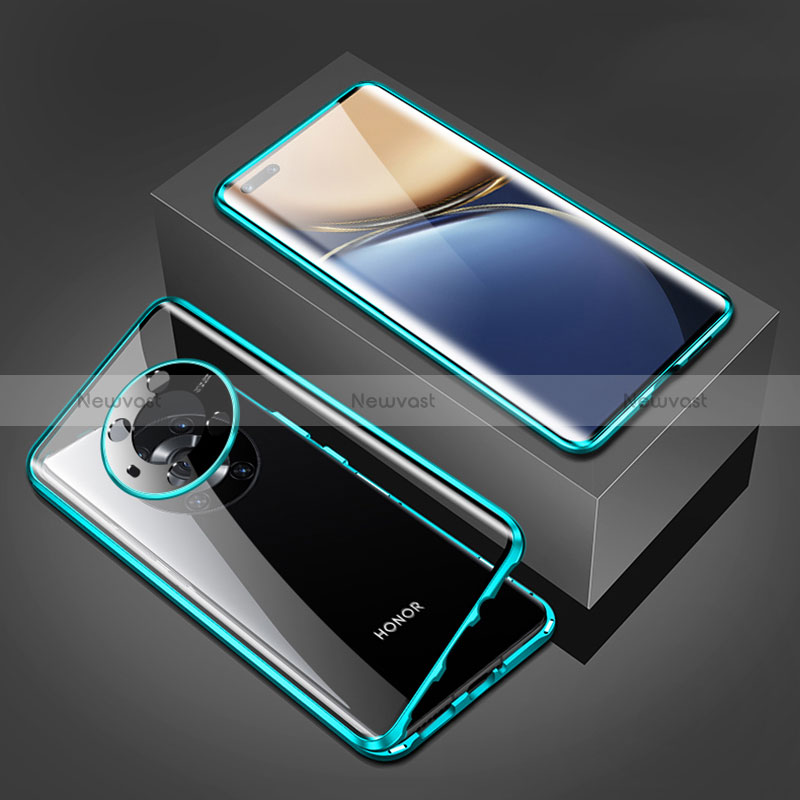 Luxury Aluminum Metal Frame Mirror Cover Case 360 Degrees for Huawei Honor Magic3 5G