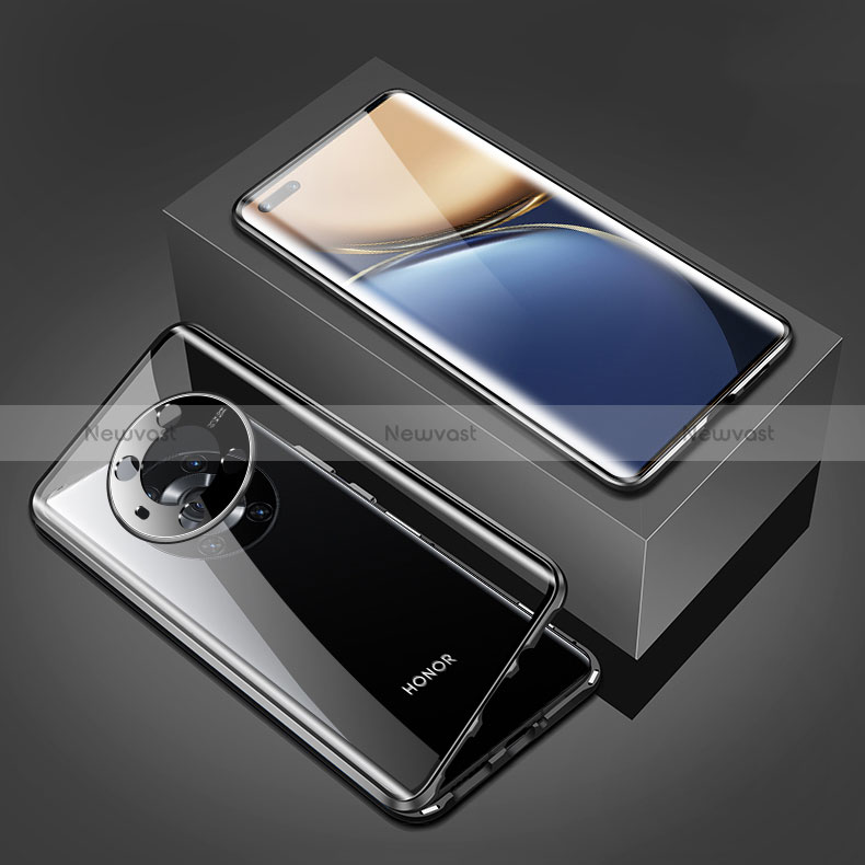 Luxury Aluminum Metal Frame Mirror Cover Case 360 Degrees for Huawei Honor Magic3 5G