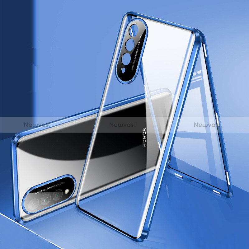 Luxury Aluminum Metal Frame Mirror Cover Case 360 Degrees for Huawei Nova 10z