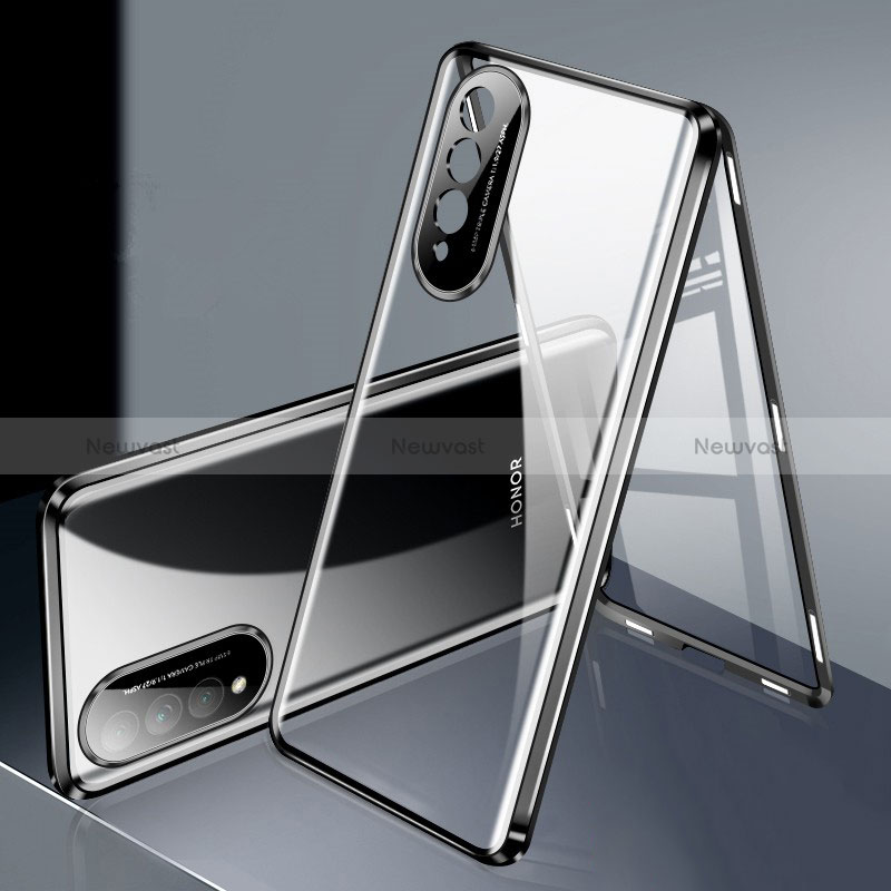 Luxury Aluminum Metal Frame Mirror Cover Case 360 Degrees for Huawei Nova 10z