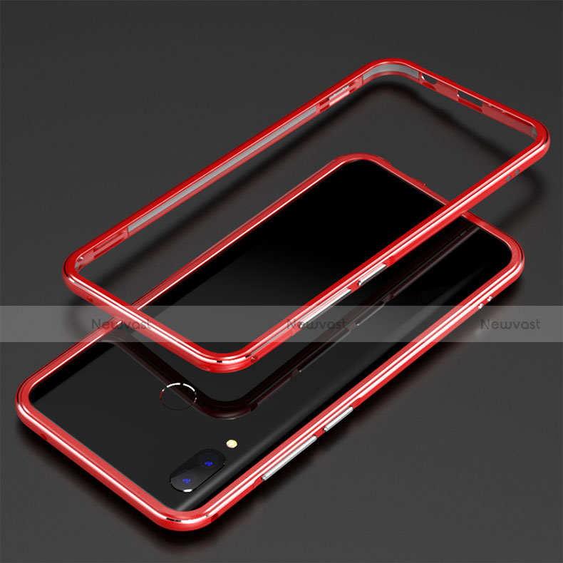 Luxury Aluminum Metal Frame Mirror Cover Case 360 Degrees for Huawei Nova 3i