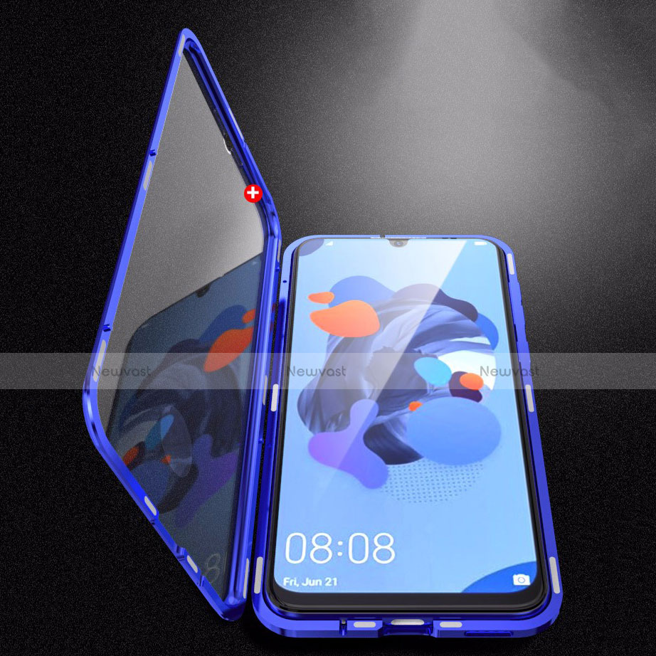 Luxury Aluminum Metal Frame Mirror Cover Case 360 Degrees for Huawei Nova 5