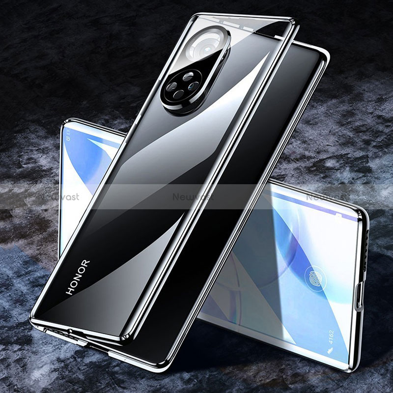 Luxury Aluminum Metal Frame Mirror Cover Case 360 Degrees for Huawei Nova 9