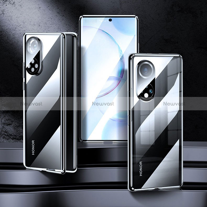 Luxury Aluminum Metal Frame Mirror Cover Case 360 Degrees for Huawei Nova 9