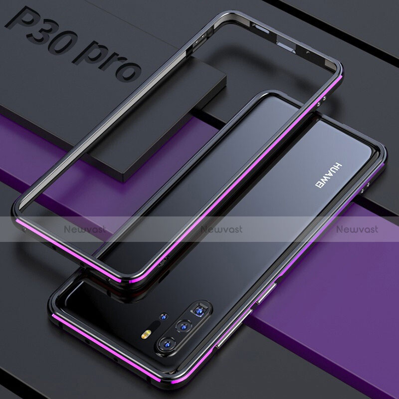 Luxury Aluminum Metal Frame Mirror Cover Case 360 Degrees for Huawei P30 Pro New Edition