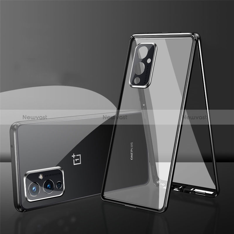 Luxury Aluminum Metal Frame Mirror Cover Case 360 Degrees for OnePlus 9 5G