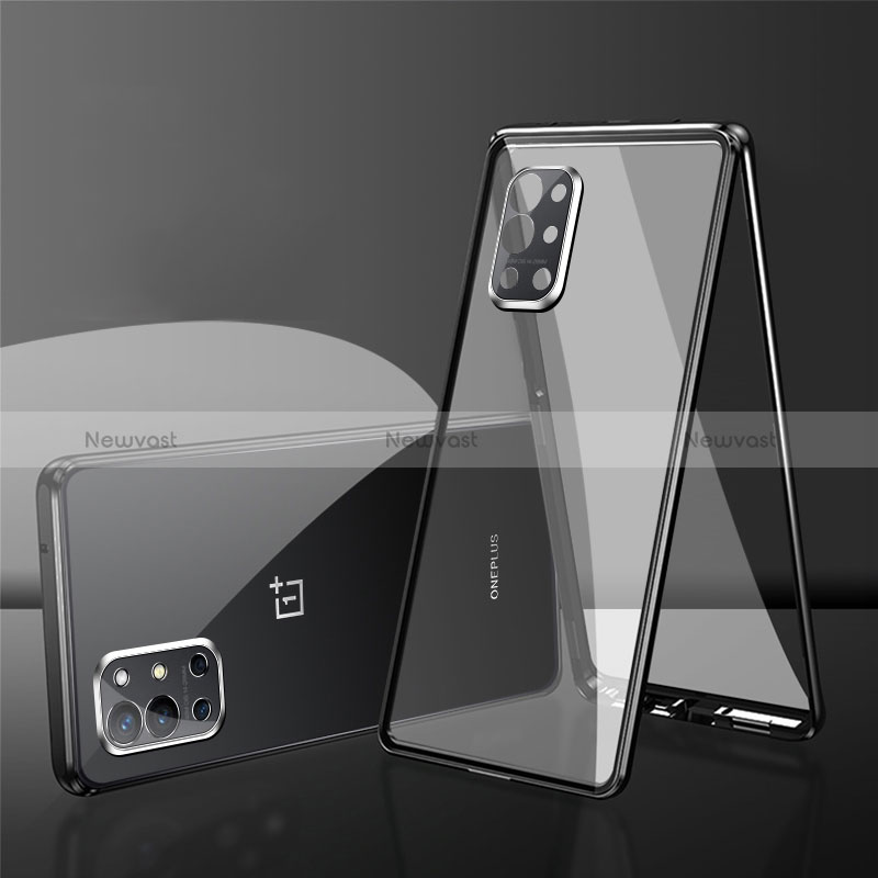 Luxury Aluminum Metal Frame Mirror Cover Case 360 Degrees for OnePlus 9R 5G