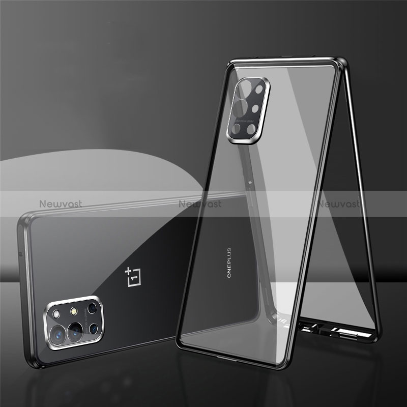 Luxury Aluminum Metal Frame Mirror Cover Case 360 Degrees for OnePlus 9RT 5G