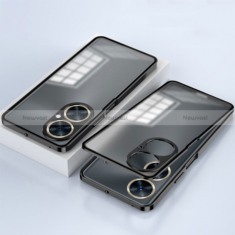 Luxury Aluminum Metal Frame Mirror Cover Case 360 Degrees for OnePlus Nord CE 3 5G