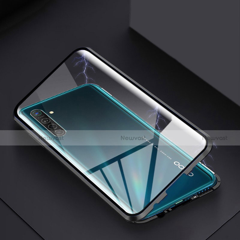 Luxury Aluminum Metal Frame Mirror Cover Case 360 Degrees for Oppo K5