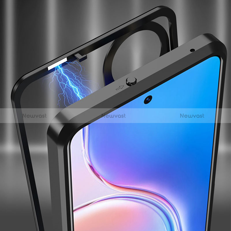 Luxury Aluminum Metal Frame Mirror Cover Case 360 Degrees for Realme 11 Pro 5G