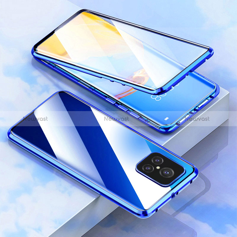 Luxury Aluminum Metal Frame Mirror Cover Case 360 Degrees for Realme GT2 Master Explorer