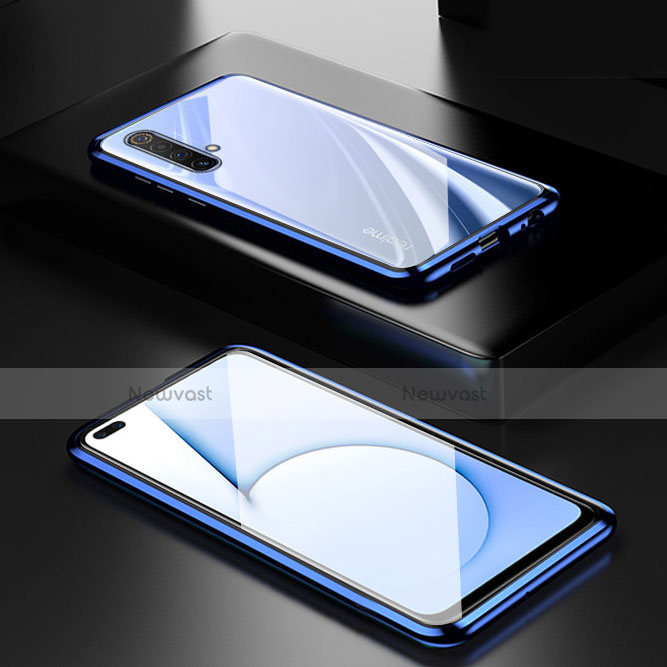 Luxury Aluminum Metal Frame Mirror Cover Case 360 Degrees for Realme X50 Pro 5G