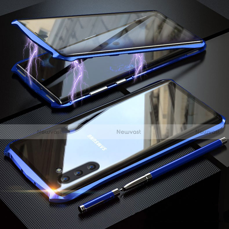 Luxury Aluminum Metal Frame Mirror Cover Case 360 Degrees for Samsung Galaxy Note 10