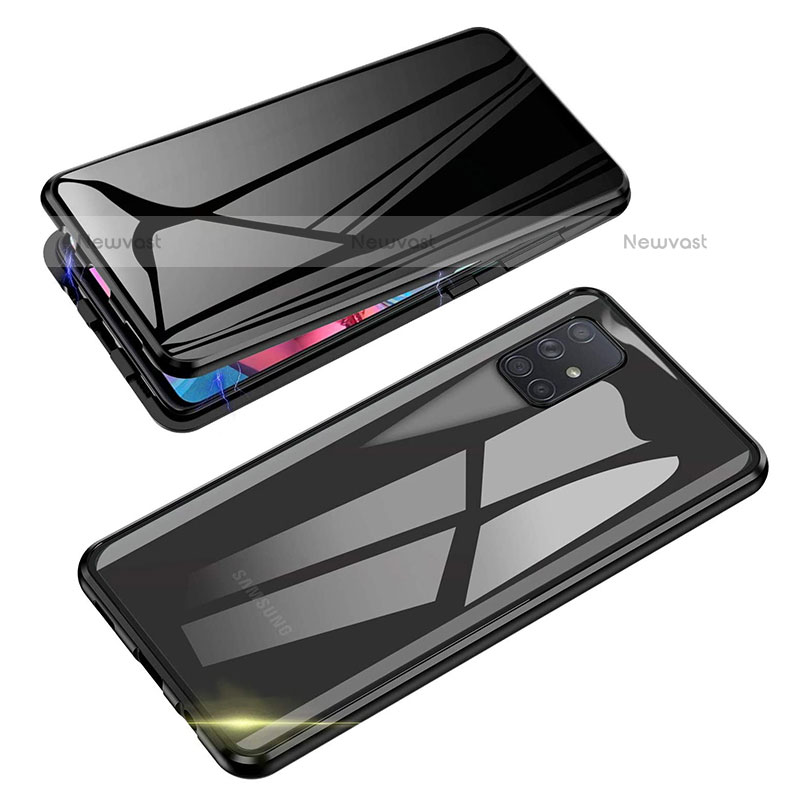 Luxury Aluminum Metal Frame Mirror Cover Case 360 Degrees for Samsung Galaxy Note 10 Lite