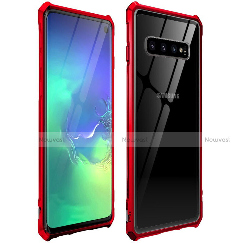 Luxury Aluminum Metal Frame Mirror Cover Case 360 Degrees for Samsung Galaxy S10 5G