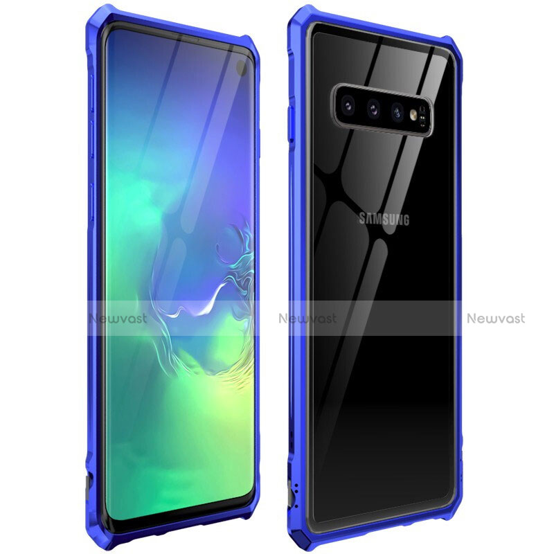 Luxury Aluminum Metal Frame Mirror Cover Case 360 Degrees for Samsung Galaxy S10 5G