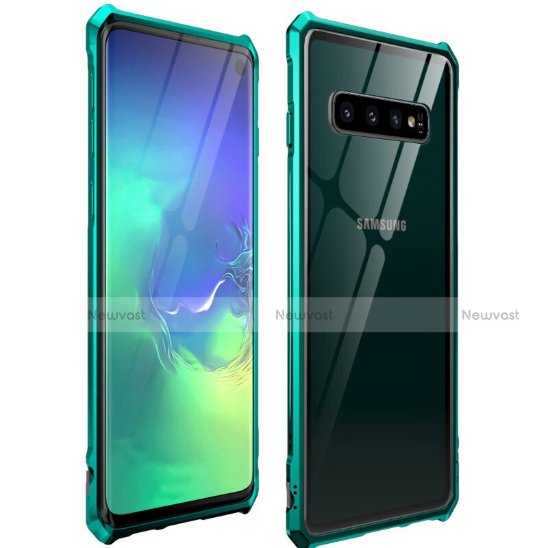 Luxury Aluminum Metal Frame Mirror Cover Case 360 Degrees for Samsung Galaxy S10 5G