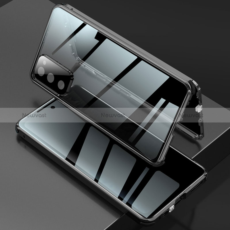 Luxury Aluminum Metal Frame Mirror Cover Case 360 Degrees for Samsung Galaxy S20 FE 4G