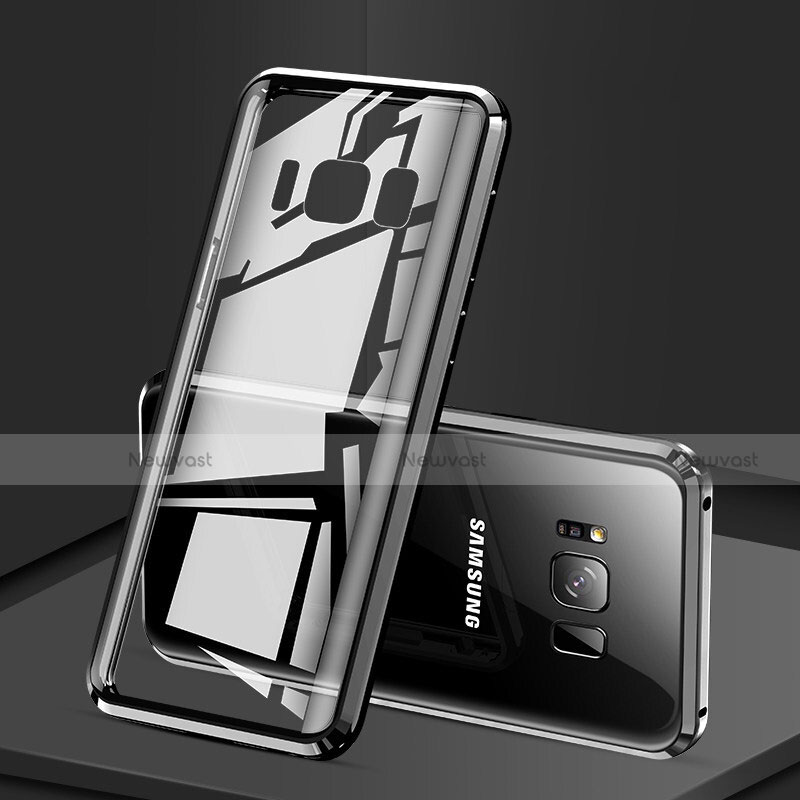 Luxury Aluminum Metal Frame Mirror Cover Case 360 Degrees for Samsung Galaxy S8 Plus