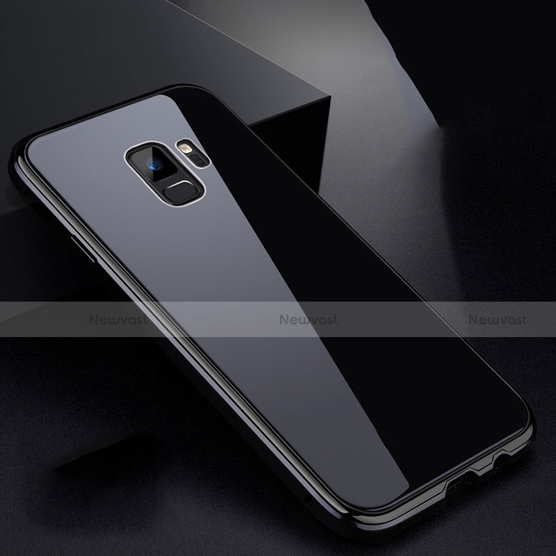 Luxury Aluminum Metal Frame Mirror Cover Case 360 Degrees for Samsung Galaxy S9