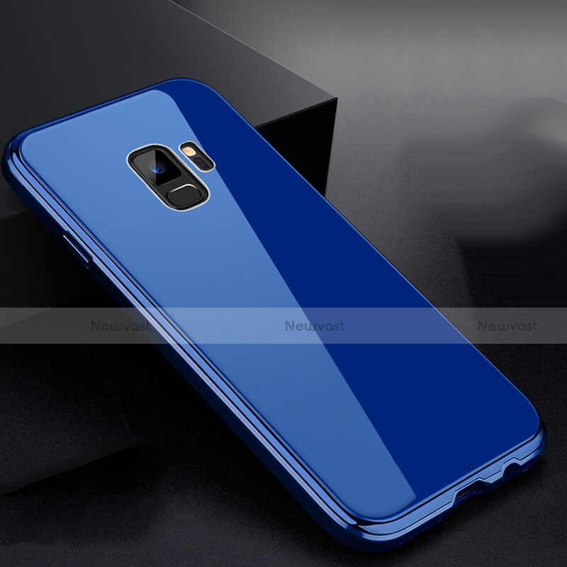 Luxury Aluminum Metal Frame Mirror Cover Case 360 Degrees for Samsung Galaxy S9