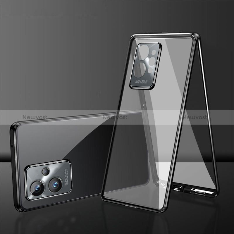 Luxury Aluminum Metal Frame Mirror Cover Case 360 Degrees for Vivo Y30 5G