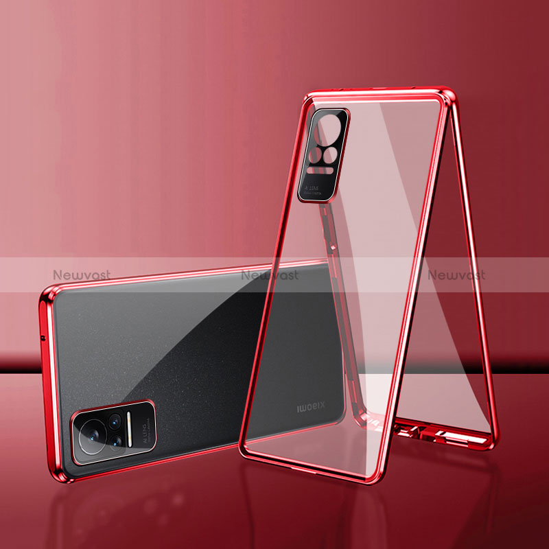 Luxury Aluminum Metal Frame Mirror Cover Case 360 Degrees for Xiaomi Civi 1S 5G