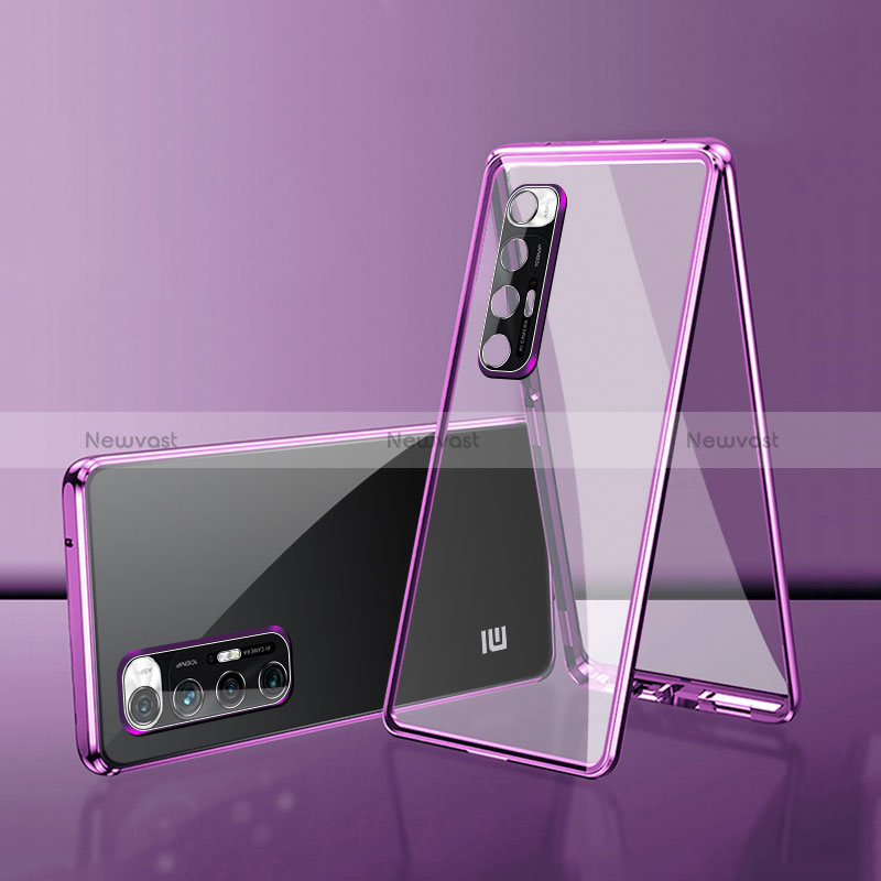 Luxury Aluminum Metal Frame Mirror Cover Case 360 Degrees for Xiaomi Mi 10S 5G