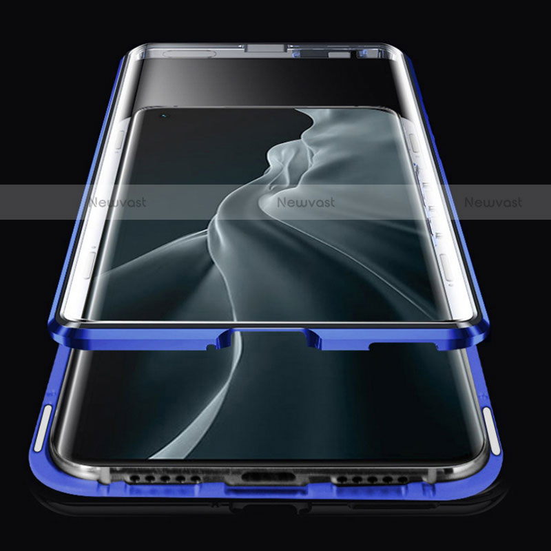 Luxury Aluminum Metal Frame Mirror Cover Case 360 Degrees for Xiaomi Mi 11 Lite 4G