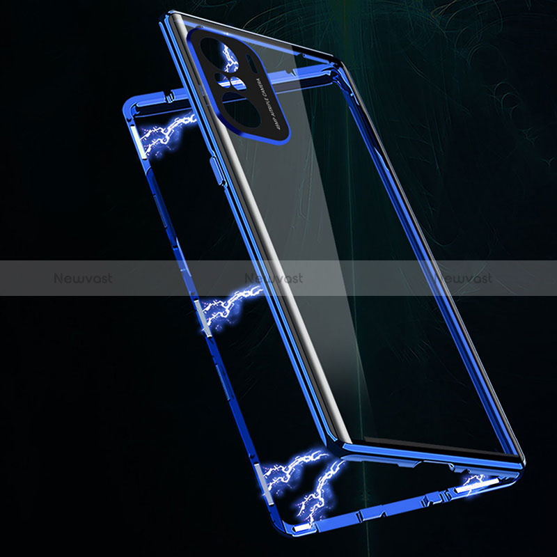 Luxury Aluminum Metal Frame Mirror Cover Case 360 Degrees for Xiaomi Mi 11i 5G