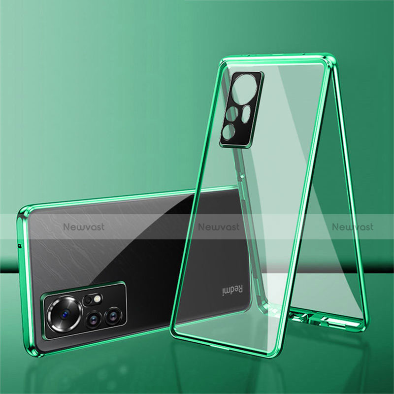 Luxury Aluminum Metal Frame Mirror Cover Case 360 Degrees for Xiaomi Mi 12 5G