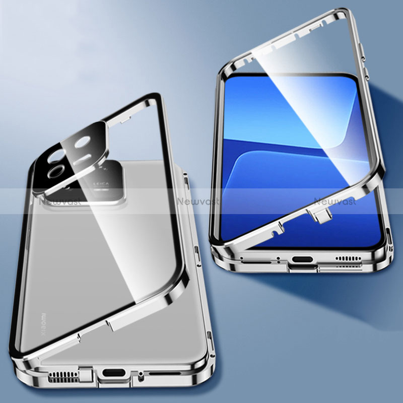 Luxury Aluminum Metal Frame Mirror Cover Case 360 Degrees for Xiaomi Mi 13 5G