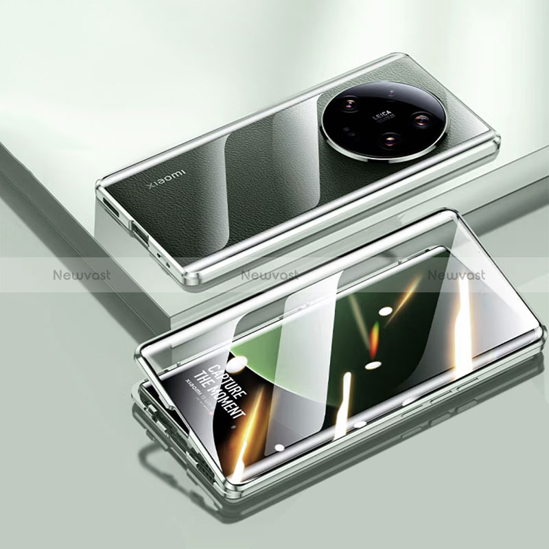 Luxury Aluminum Metal Frame Mirror Cover Case 360 Degrees for Xiaomi Mi 13 Ultra 5G