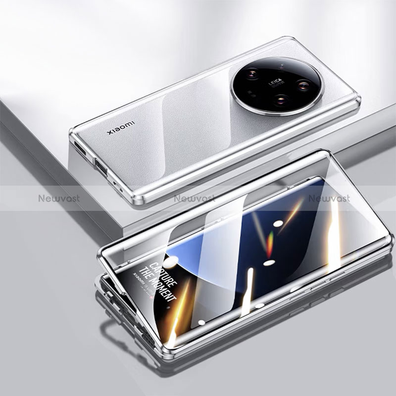 Luxury Aluminum Metal Frame Mirror Cover Case 360 Degrees for Xiaomi Mi 13 Ultra 5G