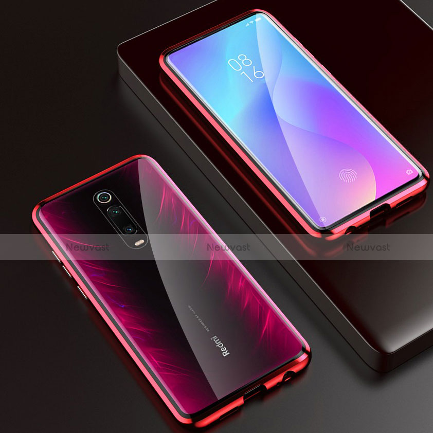 Luxury Aluminum Metal Frame Mirror Cover Case 360 Degrees for Xiaomi Mi 9T