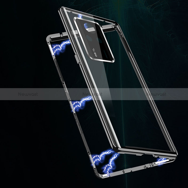 Luxury Aluminum Metal Frame Mirror Cover Case 360 Degrees for Xiaomi Poco F5 Pro 5G