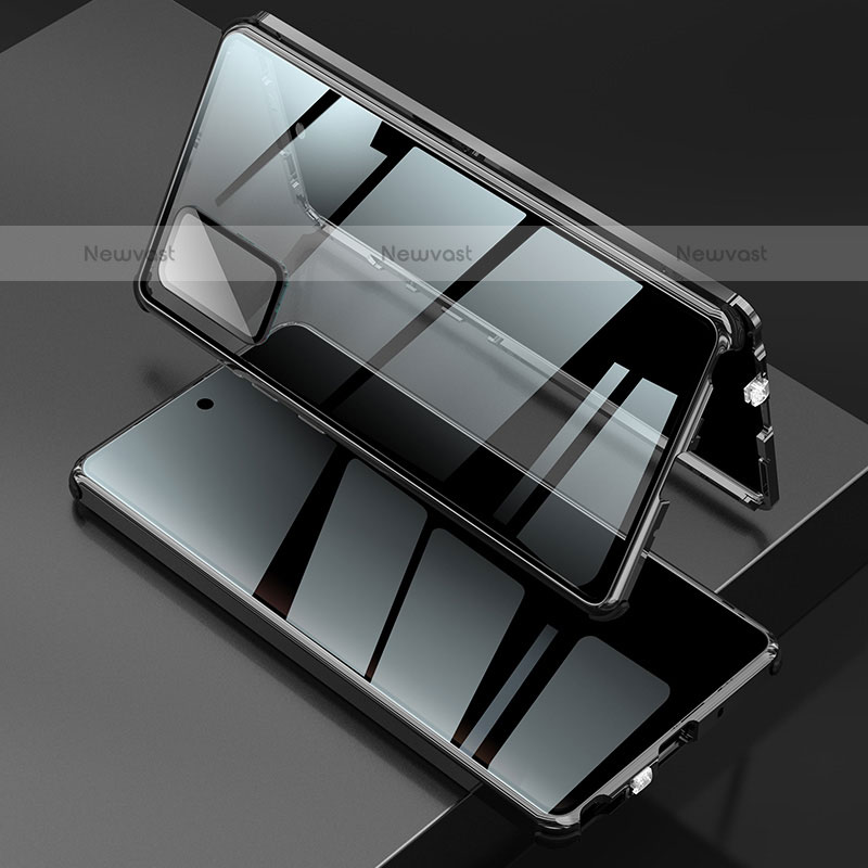 Luxury Aluminum Metal Frame Mirror Cover Case 360 Degrees LK2 for Samsung Galaxy Note 20 5G